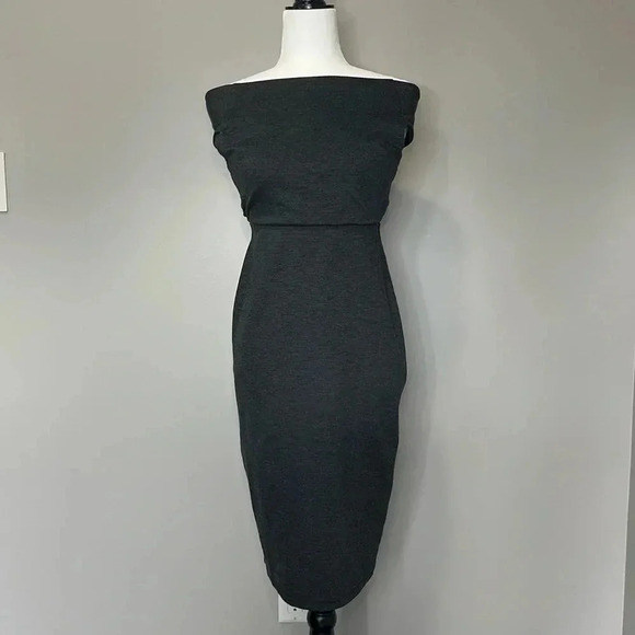 Talula Varndell Off the Shoulder Grey Dress - Picture 7 of 14